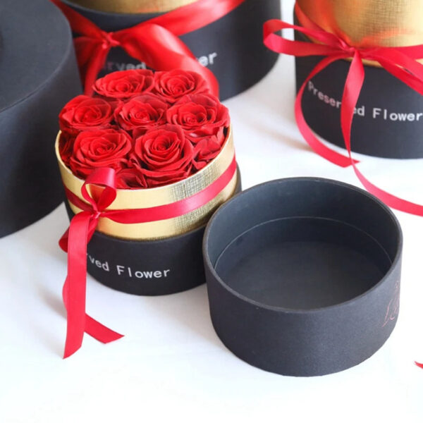 Eternal Roses In Box Preserved Real Rose Flowers With Box Set Valentines Day Gift Romantic Artificial Flowers - Image 5