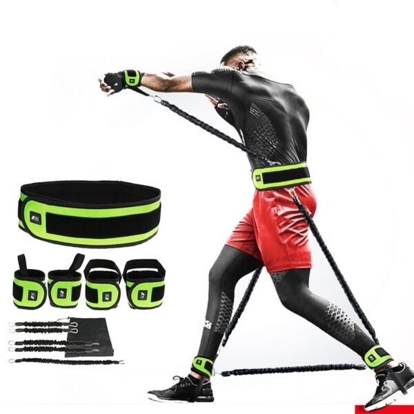 Leg Squat Boxing Combat Training Resistance Bands Fitness Combat Fighting Resistance Force Agility Workout Exercise Equipment - Image 3