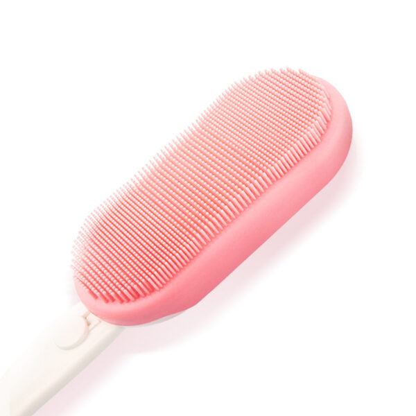 Electric Bath Brush Scrubbing Artifact Silicone Bath Towel Long Handle Bath Soft Bristles Brush - Image 3