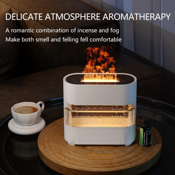 2025 New Products Rain Cloud Fire Humidifier Water Drip Novedades 2025 Rain Water Diffuser Fire Flame Humidifier Aroma Diffuser - Image 4