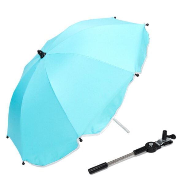 360 Degrees Pram Umbrellas Cart Accessories Adjustable Stroller Umbrella - Image 6