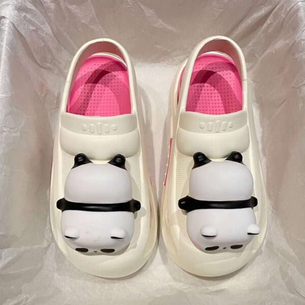 2025 Cute Slipper With Panda Lamp Summer Sandales Femme Light Funny Woman Slippers Shoes Women - Image 4