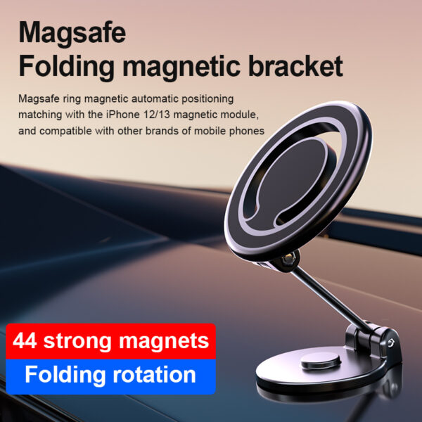 Magnetic Phone Holder For Car, Powerful Magnets Military  Grade Suction Car Phone Holder Mount Dashboard Windshield Cell Phone Holder Phone Stand For Car Android Automobile Cradle - Image 3