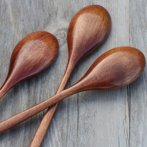 Wooden Soup Spoon Eco Friendly Tableware Natural Elli - Image 4