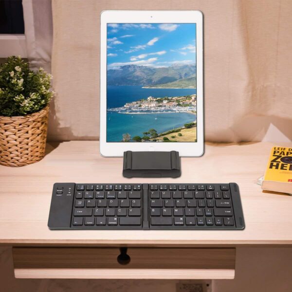 Folding Metal Bluetooth Foldable Keyboard Mini Bluetooth Wireless