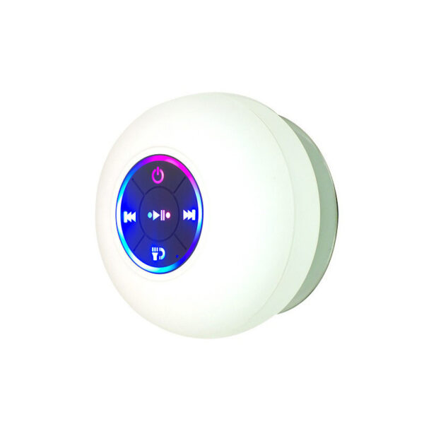 Big Suction Cup Waterproof Bluetooth Speaker LED Light Emitting - Image 6