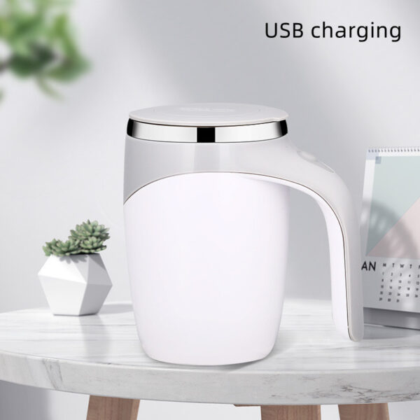 Rechargeable Model Automatic Stirring Cup Coffee Cup High Value Electric Stirring Cup Lazy Milkshake Rotating Magnetic Water Cup - Image 4