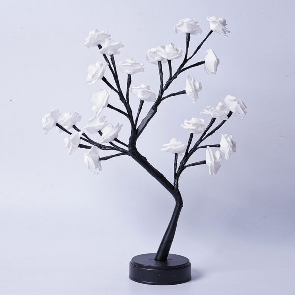 Table Lamp Flower Tree Rose Lamps Fairy Desk Night Lights USB Operated Gifts For Wedding Valentine Christmas Decoration - Image 3