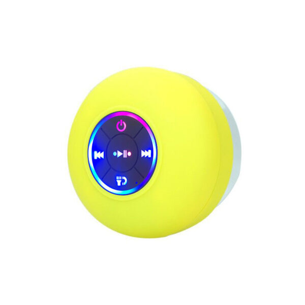 Big Suction Cup Waterproof Bluetooth Speaker LED Light Emitting - Image 4