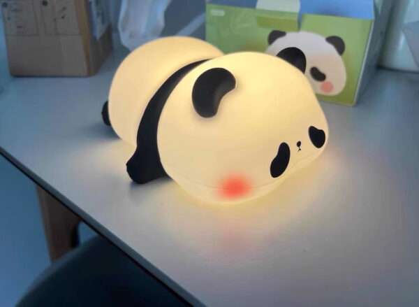 Cute Silicone Night Lights Sheep Cartoon Bedroom Lamp For Children's Room Decor Rechargeable Timing Dimming Sleep Night Light - Image 6