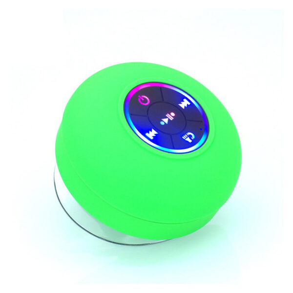 Big Suction Cup Waterproof Bluetooth Speaker LED Light Emitting - Image 2