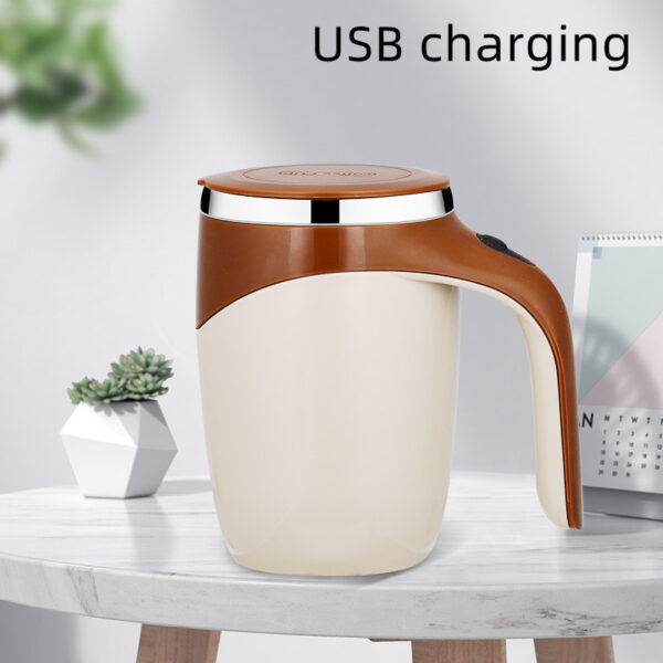 Rechargeable Model Automatic Stirring Cup Coffee Cup High Value Electric Stirring Cup Lazy Milkshake Rotating Magnetic Water Cup - Image 7