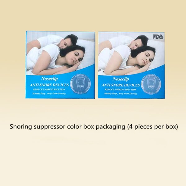 Silicone Magnetic Anti Snore Stop Snoring Nose Clip Sleep Tray Sleeping Aid Apnea Guard Night Device - Image 3