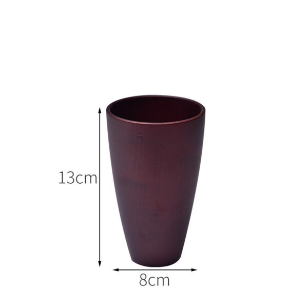 Eco-friendly Anti-scald Wooden Tea Cup Goblet - Image 10