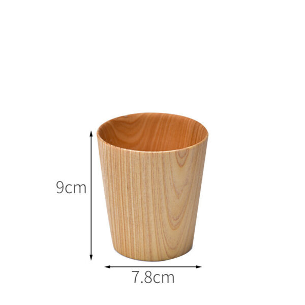 Eco-friendly Anti-scald Wooden Tea Cup Goblet - Image 2